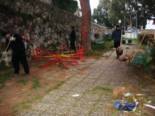 La Co.Ca. del Messina 1 ha pulito la Villetta di B.P. a Montalto