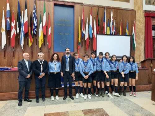 I partecipanti al Jamboree incontrano il sindaco di Messina